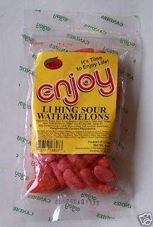 Lot 4 Bags Li Hing Gummy Sour Watermelon Hawaii Candy