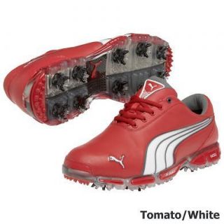 Puma Super Cell Fusion Ice LE Golf Shoes Tomato/White Various Sizes 