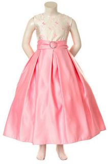 Pageant Wedding Recital Graduation Prom Formal Party Dress Pink for 