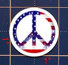 USA PEACE SIGN GOLF BALL MARKER