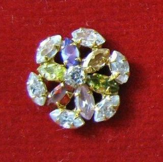   Style Fancy CZ Nose stud ECL Solid Real 14k Solid Yellow Gold Pin FINE