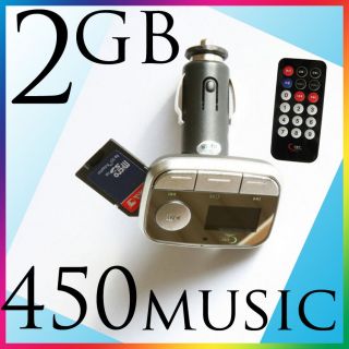 NEW 2GB Car Digital Wireless  Music Player FM Transmitter 2 G GB SD 