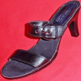   AEROSOLES ROT OF GOLD Black Fashion Slides Sandals Pumps Dress Shoes