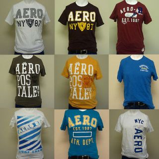Aeropostale Mens Graphic T Shirts Random Lot of 2 AERO Men Tee Shirt 