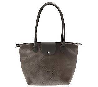 Sachi City Chic Metallic Faux Leather Insulated Bag