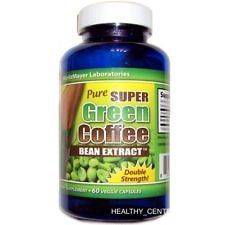 PURE SUPER GREEN COFFEE BEAN EXTRACT 800 MG 60 VEGGIE CAPS