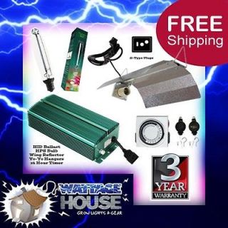 600W WATTAGE HOUSE HPS MH DIGITAL GROW LIGHT PACKAGE COMBO SYSTEM SET 