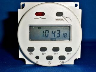   16AMP PROGRAMMABLE TIMER DIGITAL DISPLAY 16A CONTROL 12V BATTERY POWER
