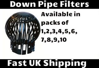 DOWN PIPE GUTTER BALLOON PIPE GUARD FILTERS STOPS BLOCKAGE OF LEAVES 