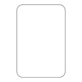 12 Vertical 4mm Plastic Coroplast White Sign Blank