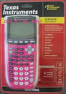   Ti 84 Plus SILVER EDITION New SEALED FREE Ship Graphing Calculator