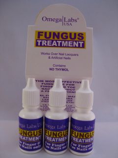 OMEGA LABS Fungus Treatment for Finger & Toe Nails 0.5oz/15ml   USA 