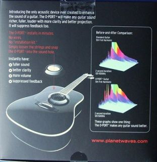   Port Acoustic Enhancer Sound Hole Insert For Guitar, Large, Ivory