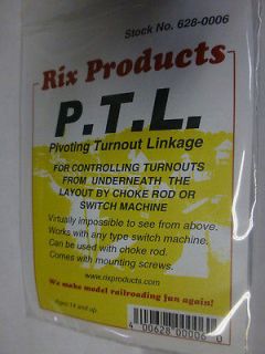 Rix HO #6 Pivoting Turnout Linkage (kit) for under table Turnout 