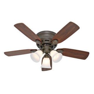   Profile III Plus 42 Provencal Gold Ceiling Fan with Light 23849 NEW