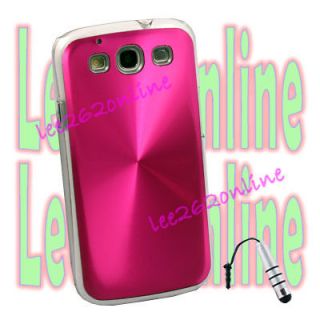 Peach Deluxe Shiny CD Laser Hard Case For Samsung Galaxy SIII S3 I9300 