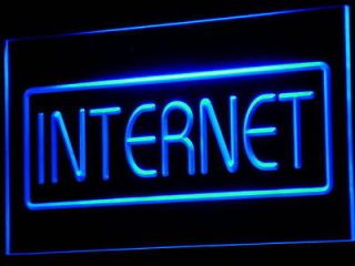 Newly listed i531 b Internet Cafe Access Wi Fi Cyber Neon Light Sign