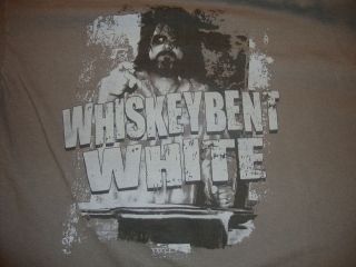 Hank Williams Jr. Whiskey Bent White Real Texas Music Graphic Print T 