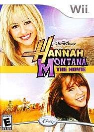 HANNAH MONTANA THE MOVIE GAME NINTENDO WII MILEY CYRUS GAME