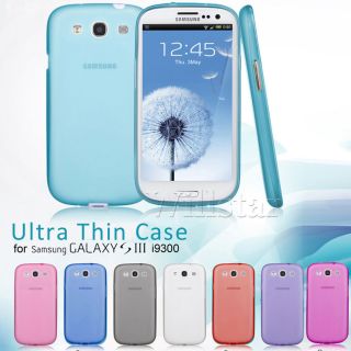   5mm Hard Case Cover For Samsung Galaxy S3 i9300 Screen Protector