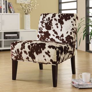 Decor Cowhide Fabric Chair New