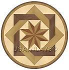 Hardwood flooring Floor Medallion Inlay 36 Orlando