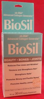 Natural Factors Biosil Hair Skin Nail 1 Oz 30 ml Liquid Collagen 