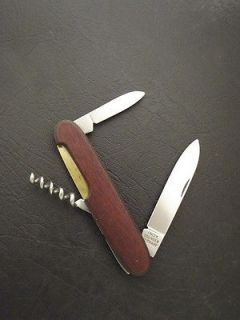   Knife Pocket Bartender Cigar Knife Germany Inox Wooden Handle