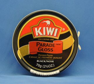 Kiwi Parade Gloss, Shoe Boot Wax Polish  Ultra Gloss 2.5 oz LARGE Tin 