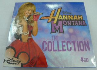 DISNEY HANNAH MONTANA CD COLLECTION 4 CD BOXSET OVER 45 SONGS NEW AND 