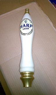 Harp Lager beer tap handle keg draft draught guinness irish