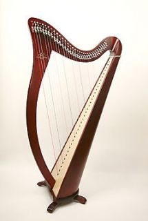 Camac 34 String Hermine Harp in Mahogany + Camac Bag + Camac Dust 