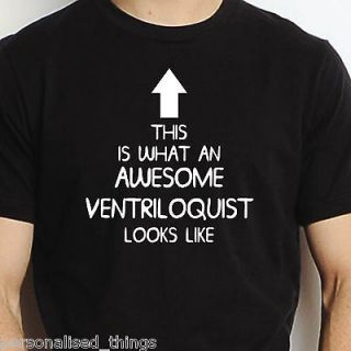 SEXY VENTRILOQUIST T SHIRT SIZES FUNNY XMAS GIFT MENS LADIES FUNNY 