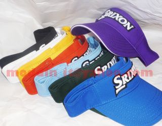   NEW SRIXON GOLF 2012 ADJUSTABLE SPORT VISOR CAP HAT (ASSORTED COLORS