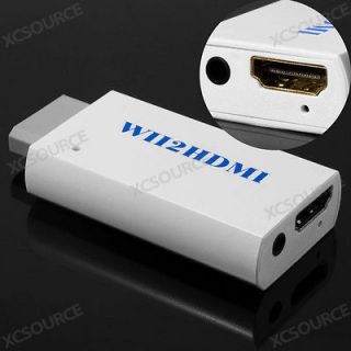 For Wii To HDMI/DVI + 3.5mm Audio Converter for NTCS 480I/P PAL576I HD 