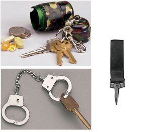 Military/Polic​e Style CLIP Pocket KEY RING