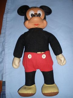   1950s Hasbro Ind. Inc. Walt Disney Marching Mickey Mouse Doll/Toy