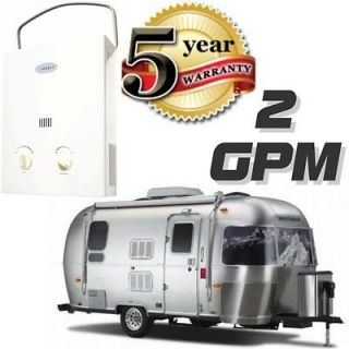 Tankless Hot Water Heater RV / Camper Portable Propane Gas 2 GPM Marey