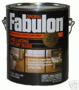 Fabulon Hardwood Floor Finish, Original Formula #2957