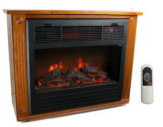   LS FP1500 1500 Watt Infrared Quartz Electric Fireplace Heater