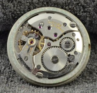 Vintage GLYCINE 18 Jewel Wrist Watch Movement for Parts or Repair 