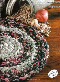 Placemat & Basket Rag Crochet Pattern