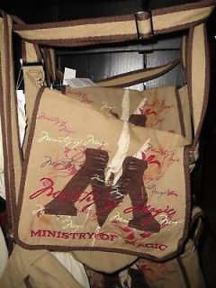 Wizarding World of Harry Potter Ministry of Magic Messenger Bag New 