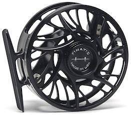 Hatch Finatic 5 Plus Large Arbor Fly Reel Black/Silver, New, FREE 