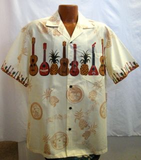 Exclusive Hawaiian Guitar, Ukulele, Aloha Shirt