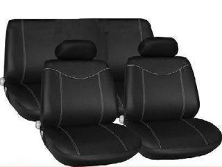 Black Full Car Seat Cover Protector set for MERCEDES SL500 A