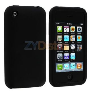   Silicone Rubber Skin Case Cover Accessory for Apple iPhone 3G 3GS