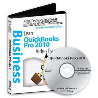 QuickBooks Pro 2010 Training DVD Free Instant 
