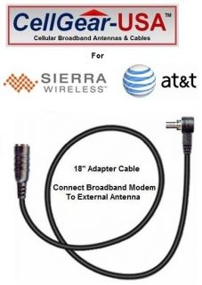   AT&T Shockwave USB308 Modem External Antenna Adapter Cable FME M