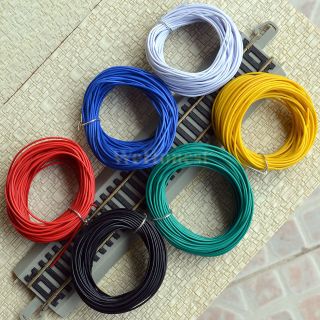   Assorted Colors Stranded Equipment Wires 7/0.15 for layouts 60 Meters